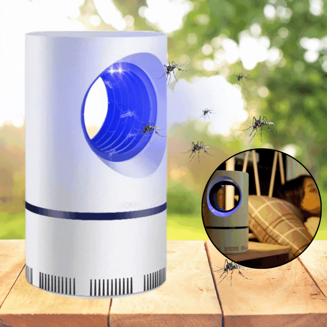 Elektrische Mückenfalle Lampe | UV-Licht & Ventilator | Leise Insektenfalle für Innen & Außen
