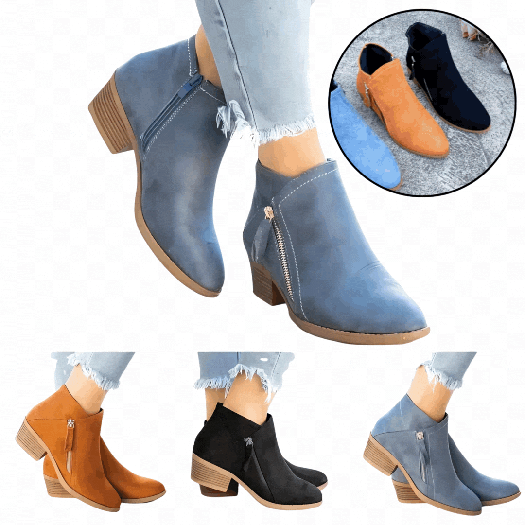Damen Stiefeletten | Orthopädische Schuhe mit Plateau | Komfort & Eleganz