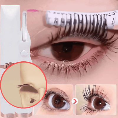 Erwärmte Wimpernzange | Elektrisch & Schonend | Langanhaltender Schwung in Sekunden | Beauty Tool für volle Wimpern