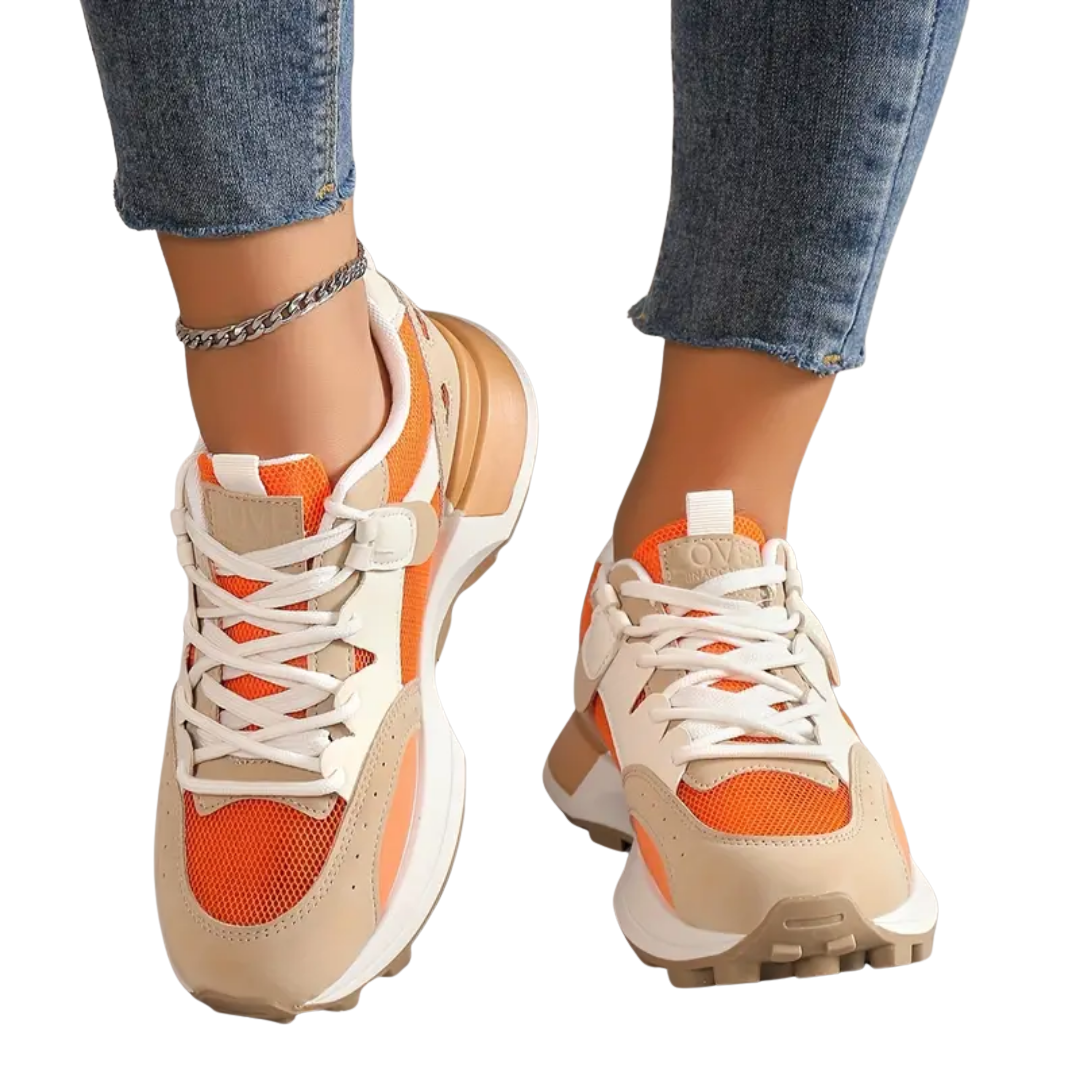 Damen Sneaker | Lässig & Bequem | Color Block Design