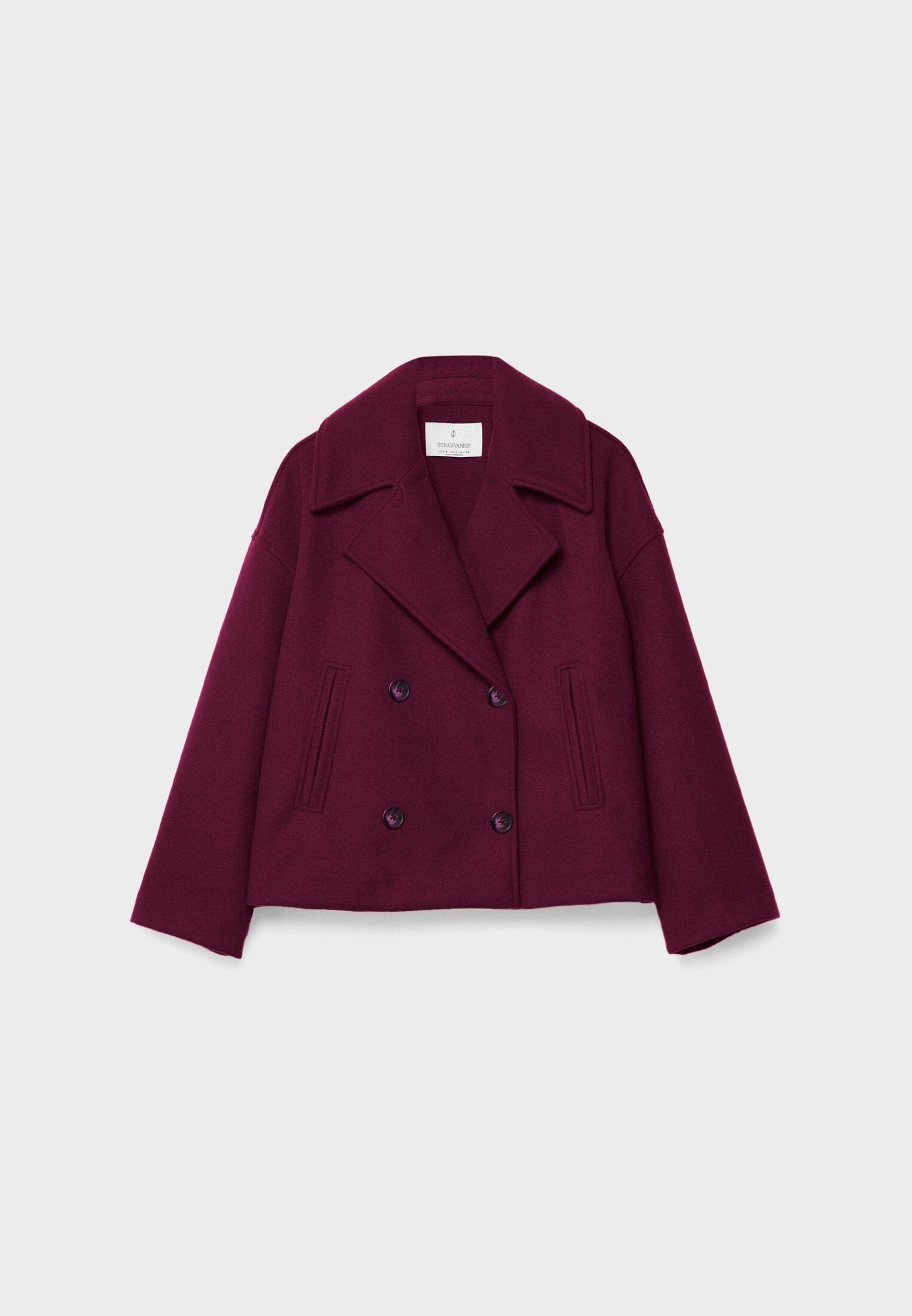 Olivia - Schicke Kurze Jacke mit Doppelreihe Knopfverschluss