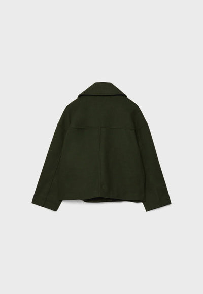 Olivia - Schicke Kurze Jacke mit Doppelreihe Knopfverschluss
