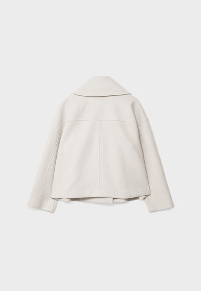 Olivia - Schicke Kurze Jacke mit Doppelreihe Knopfverschluss