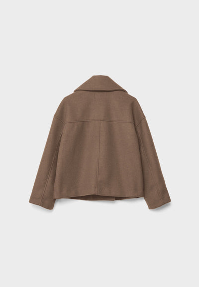 Olivia - Schicke Kurze Jacke mit Doppelreihe Knopfverschluss