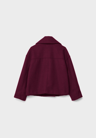 Olivia - Schicke Kurze Jacke mit Doppelreihe Knopfverschluss