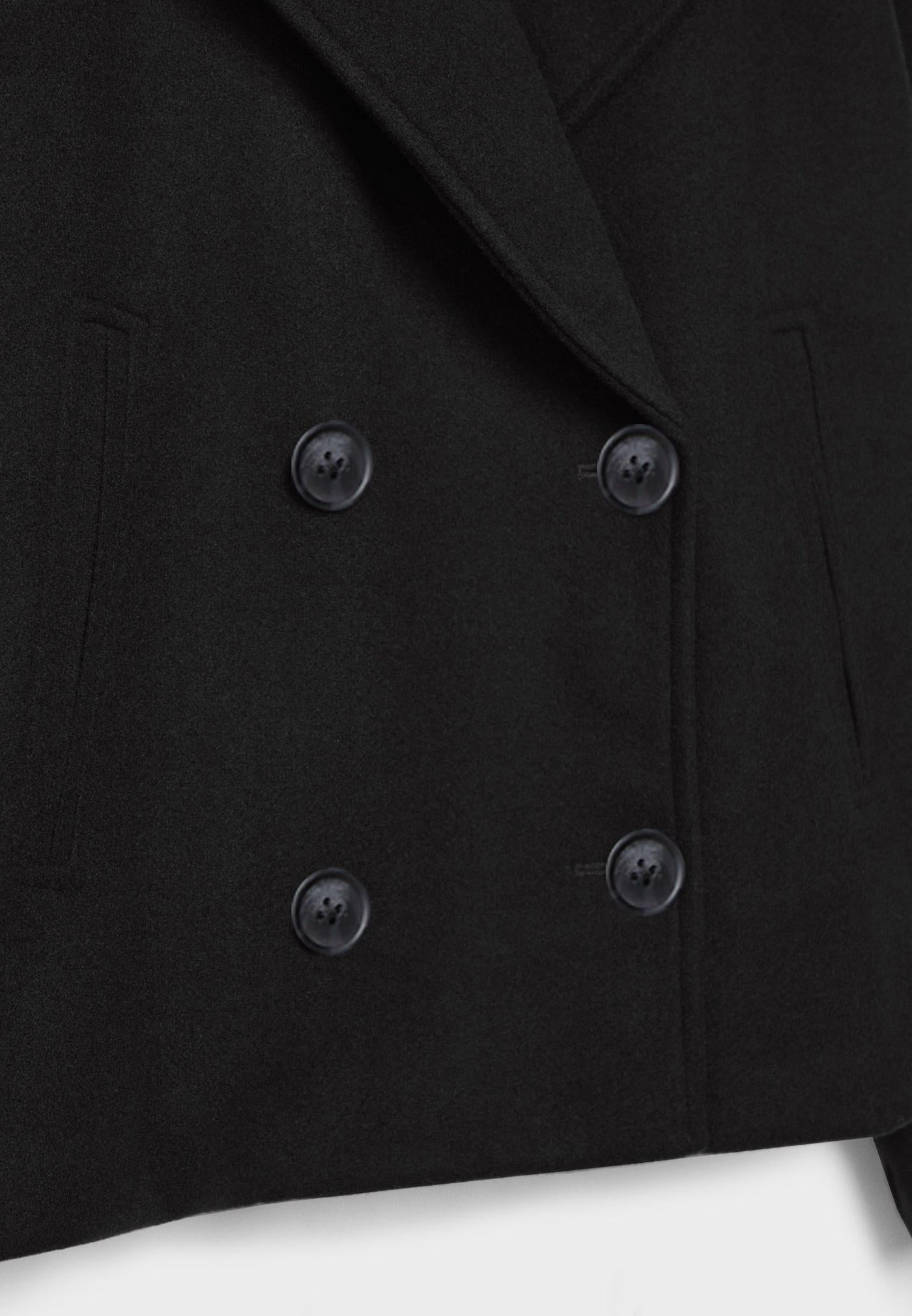 Olivia - Schicke Kurze Jacke mit Doppelreihe Knopfverschluss