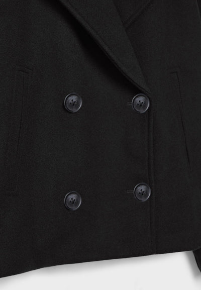Olivia - Schicke Kurze Jacke mit Doppelreihe Knopfverschluss