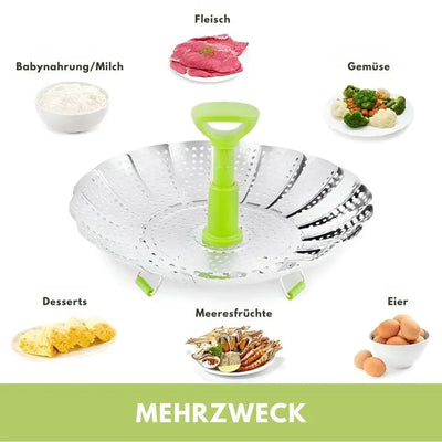 SchnellerDampf™ Platzsparende Dampflösung