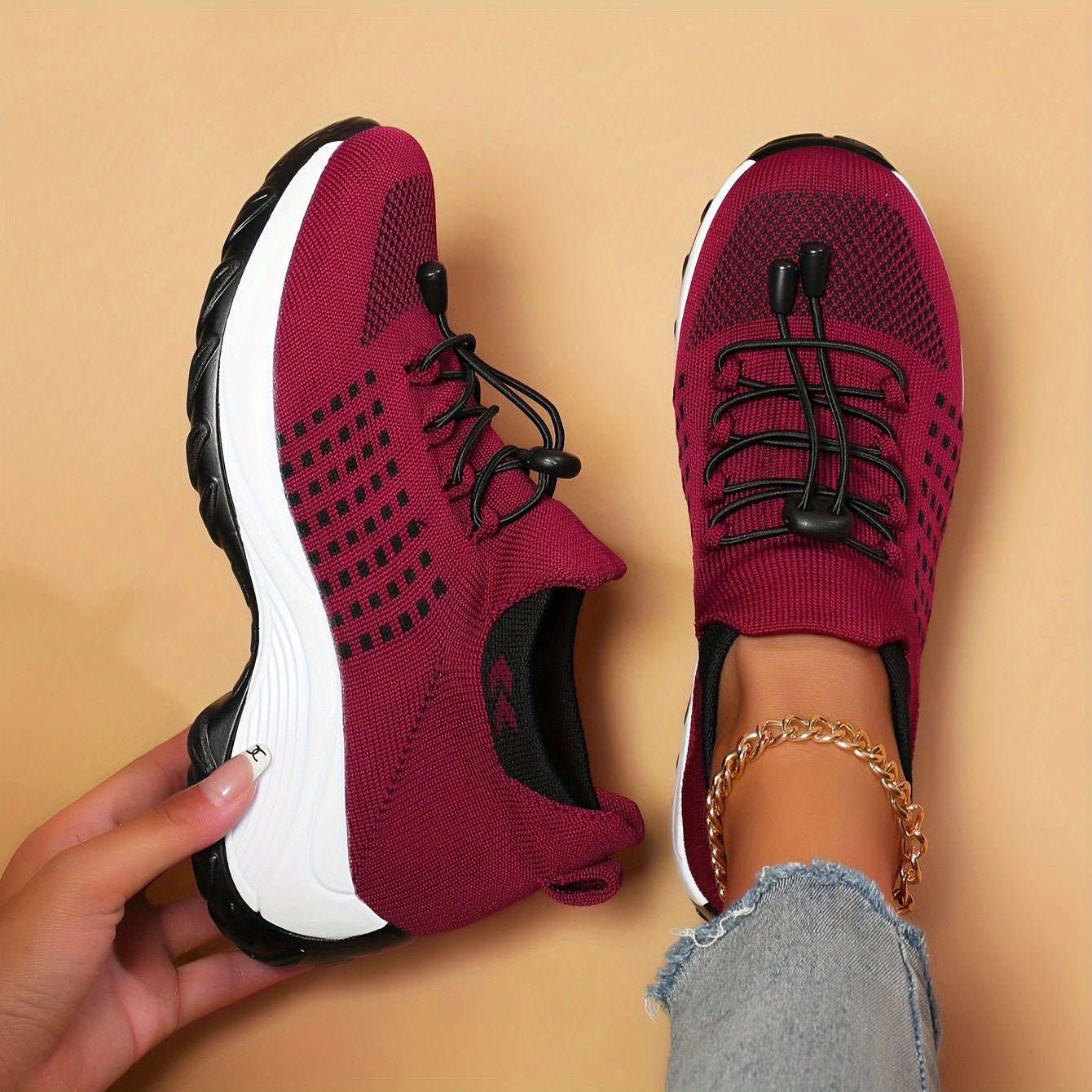 FlexaRelief™ – Orthopädische Damen Sneaker mit Federnder Sohle