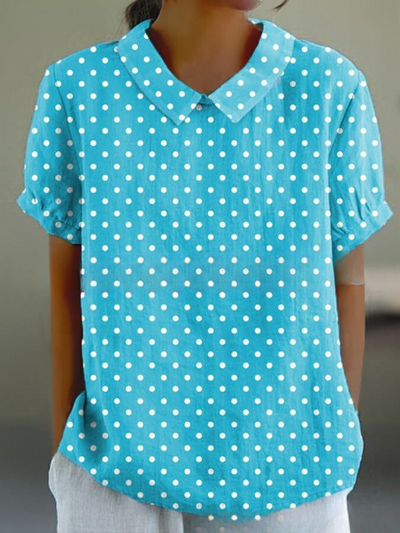 Damen Vintage Blumenmuster Bluse | Lässig