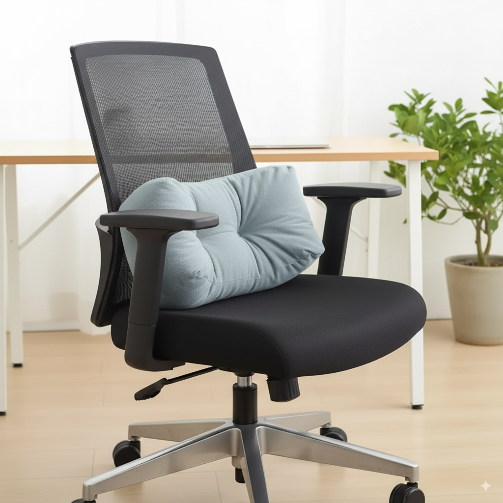 Ergonomisches Sitzkissen | Orthopädische Rückenstütze | Schmerzlindernd & Atmungsaktiv | Für Büro & Zuhause