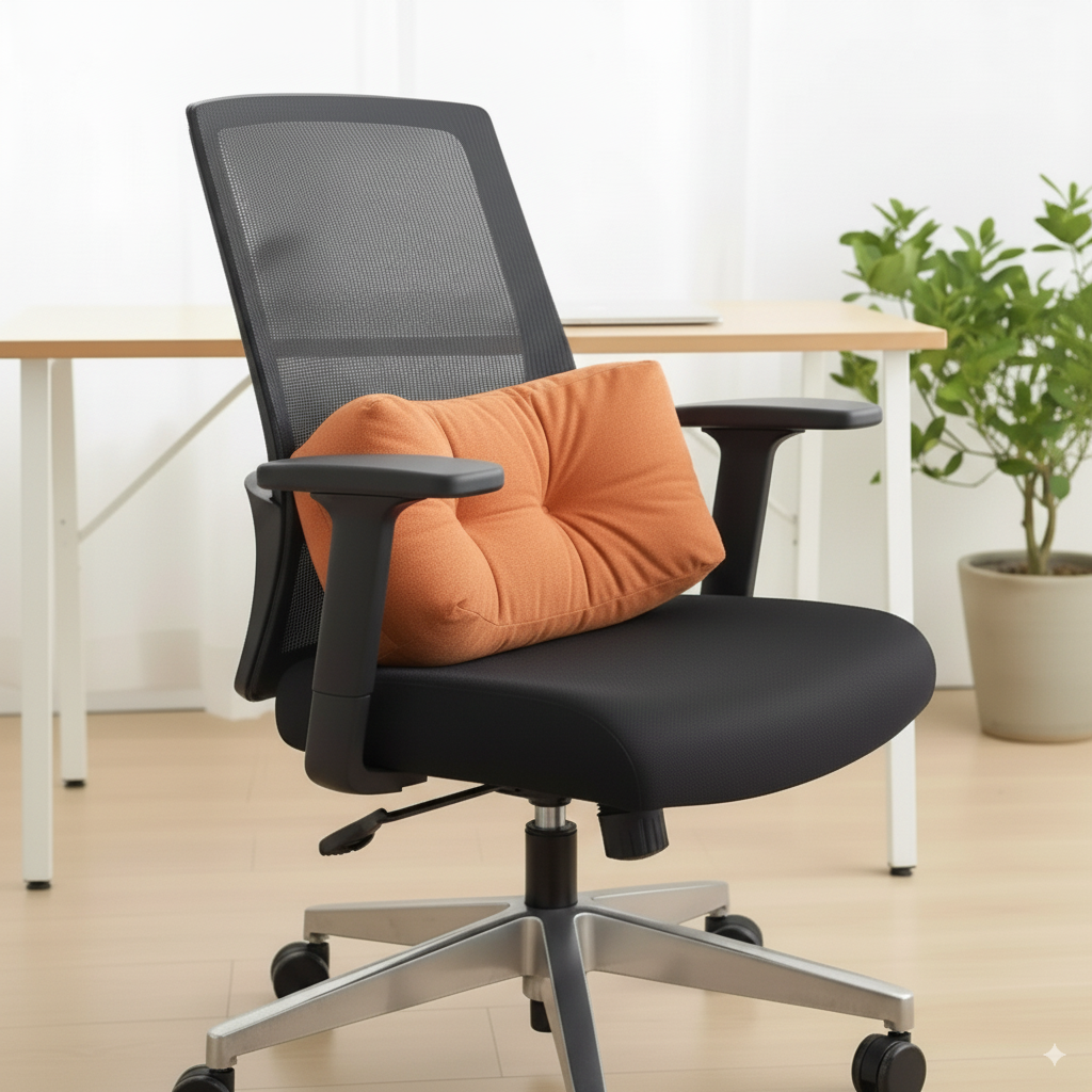 Ergonomisches Sitzkissen | Orthopädische Rückenstütze | Schmerzlindernd & Atmungsaktiv | Für Büro & Zuhause