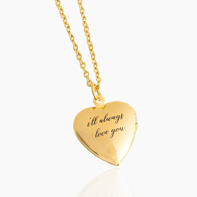 ErinnerungHerz™ Charm mit eingraviertem Sentiment