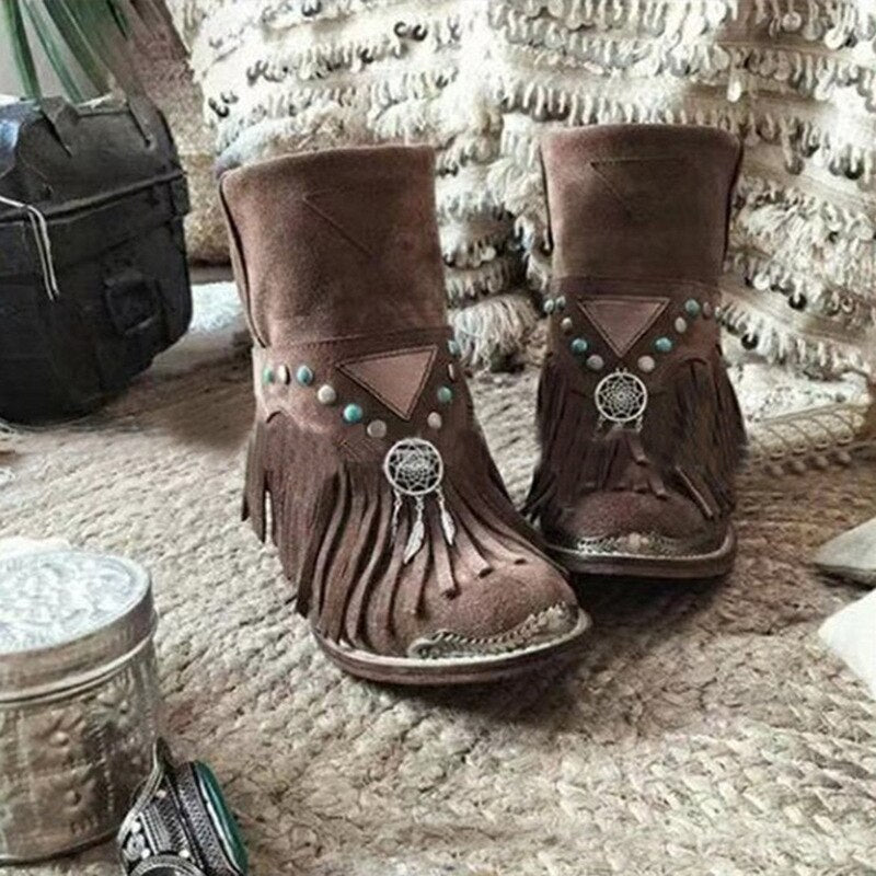 "Kate" Vintage Stiefeletten