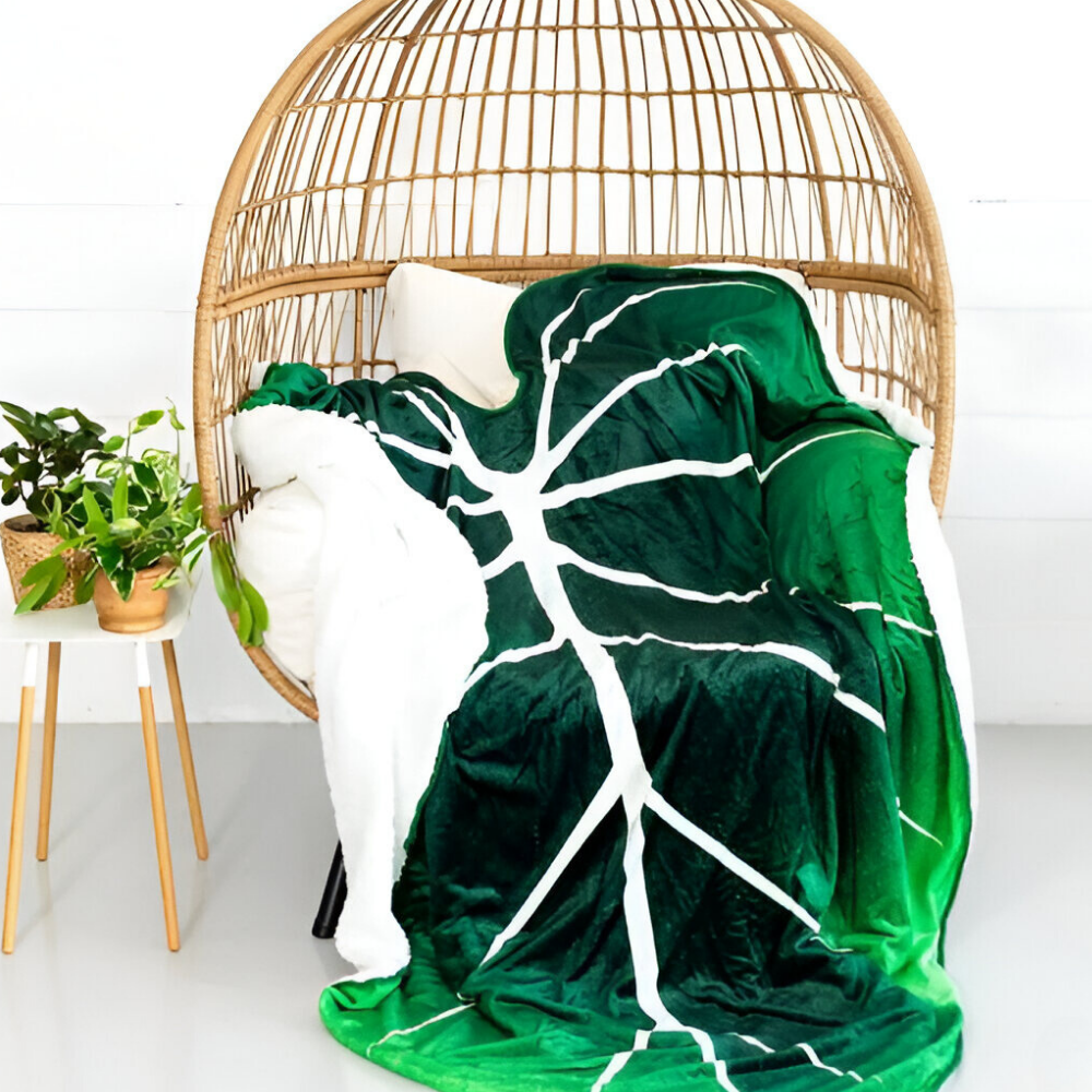 BlattWickel™ Kuschelige Natur-Komfort-Decke
