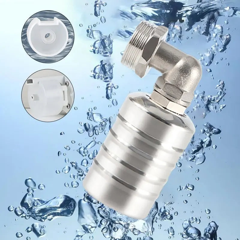 Mini Schwimmerventil Edelstahl | Automatische Wasserregulierung | Für Regentonnen & Wassertanks