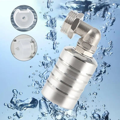 Mini Schwimmerventil Edelstahl | Automatische Wasserregulierung | Für Regentonnen & Wassertanks