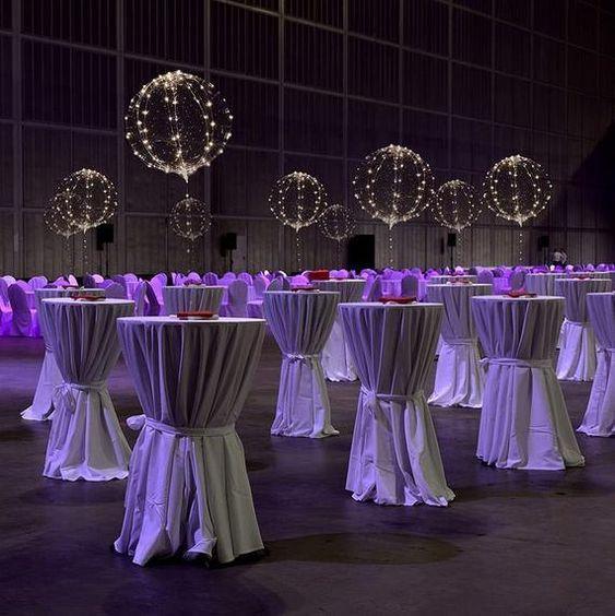 Verzauberte™ Set von 10 leuchtenden Ballons für eine magische Nacht
