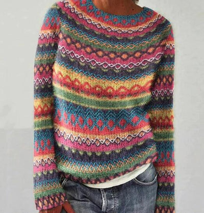Livia – Vintage Strickpullover für einen frischen Frühlingslook