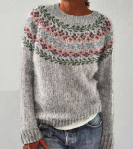 Livia – Vintage Strickpullover für einen frischen Frühlingslook