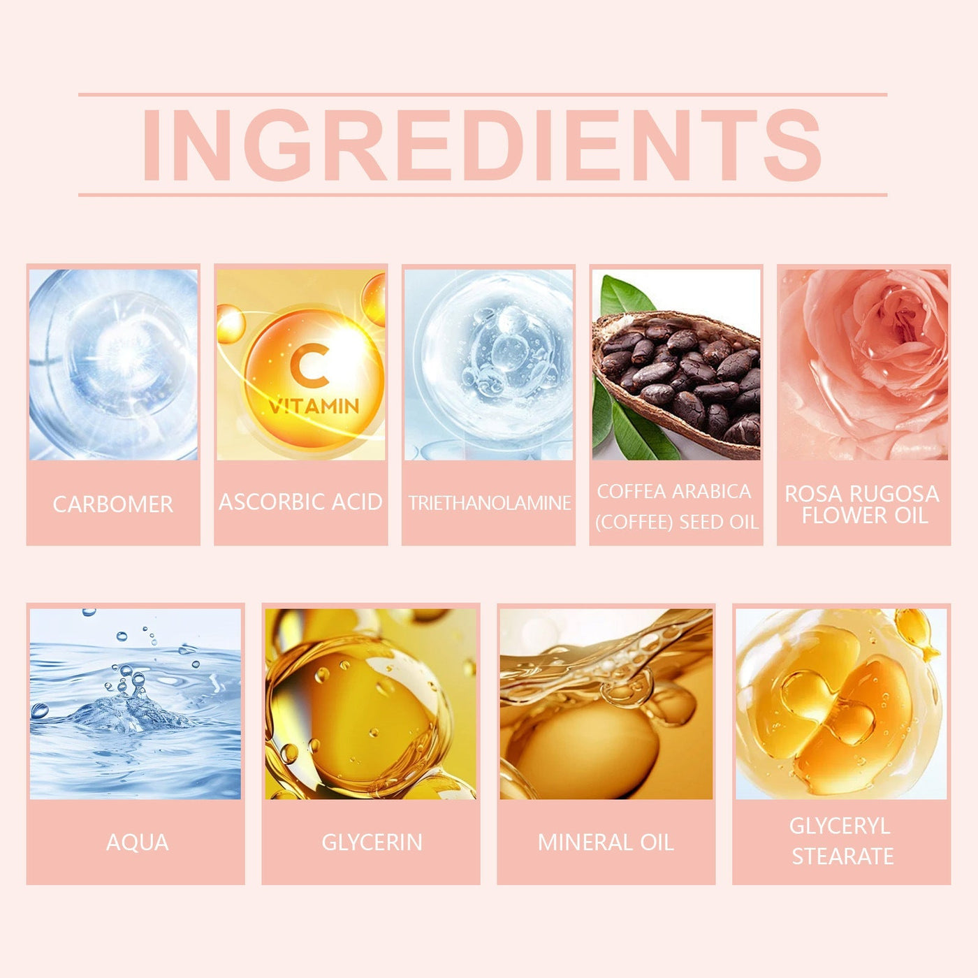 Anti-Falten-Creme | Sofort Glättender Faltenfüller mit Vitamin C & Hagebuttenöl | Für Straffe, Strahlende Haut