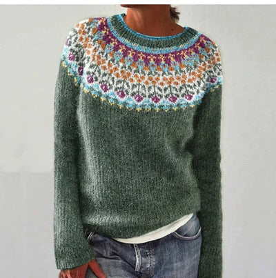 Livia – Vintage Strickpullover für einen frischen Frühlingslook