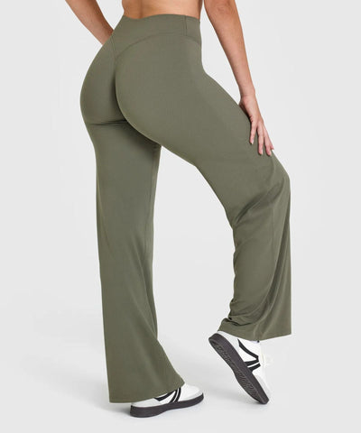 Damen Leggings Hoch tailliert | Figurformend mit Bauchkontrolle | Butterweiches 4-Wege-Stretch Material