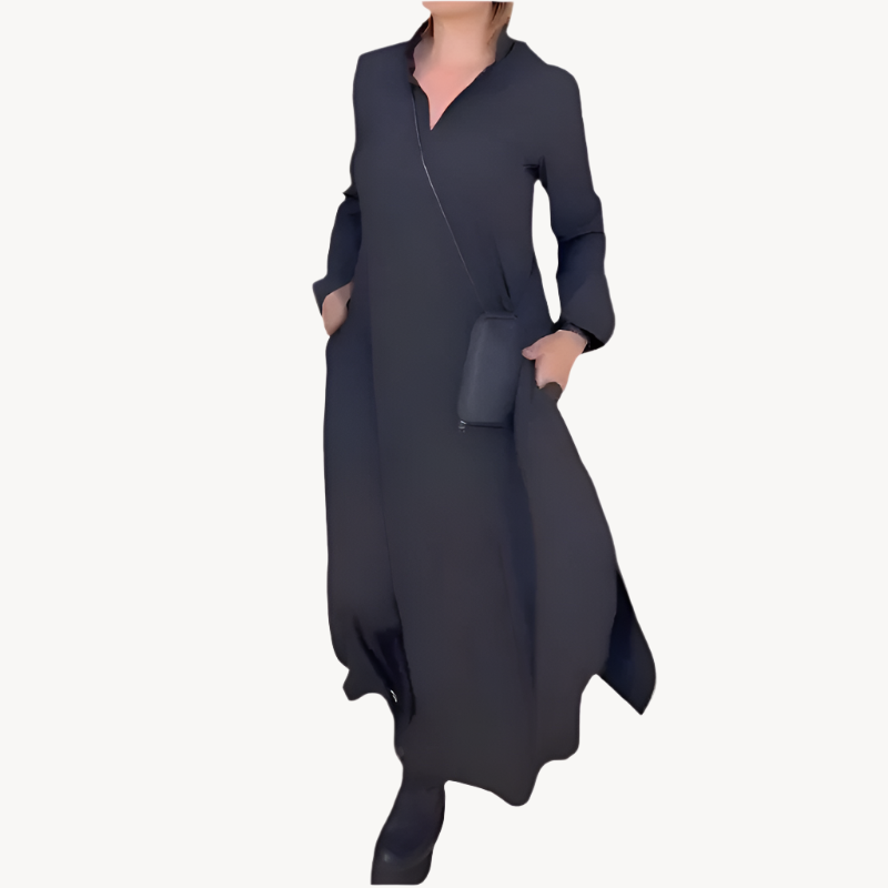Evia | Anspruchsvoll Entspanntes Langes Kleid für Frauen