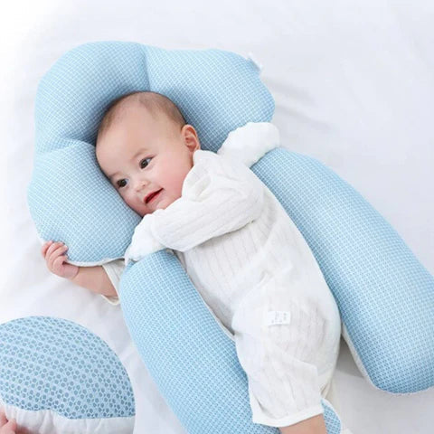 U-förmiges Babykissen | Ergonomische Kopfstütze | Verstellbar & Atmungsaktiv | Weiche Baumwolle