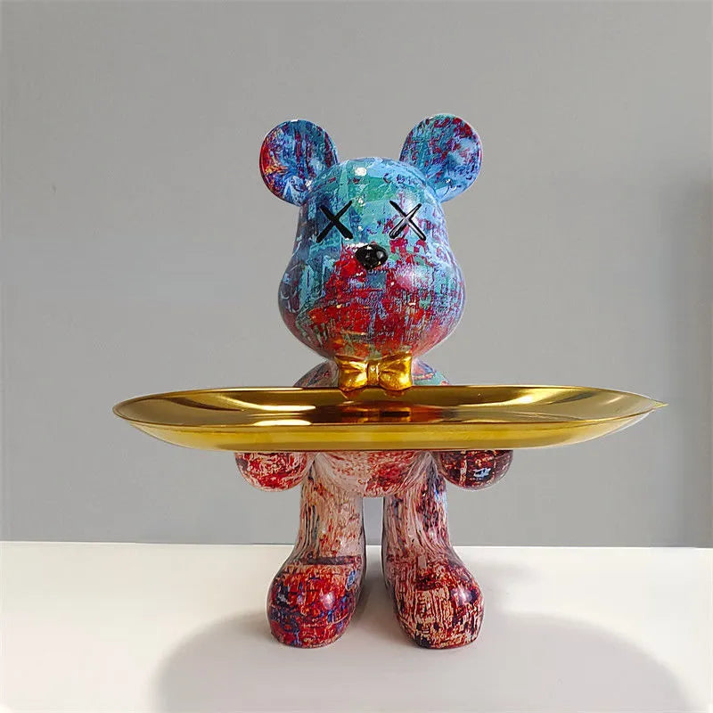 CraftBear™ Bärenstatue mit Ablagefach