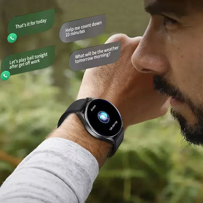 Smartwatch | Fitness- & Gesundheitsüberwachung | Anrufe & Benachrichtigungen | Wasserdicht
