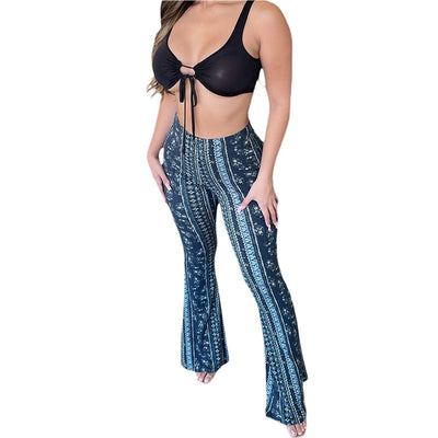 Irene™ Hochgeschlossene Boho-Azteken-Glockenhose (1 + 1 FREE)