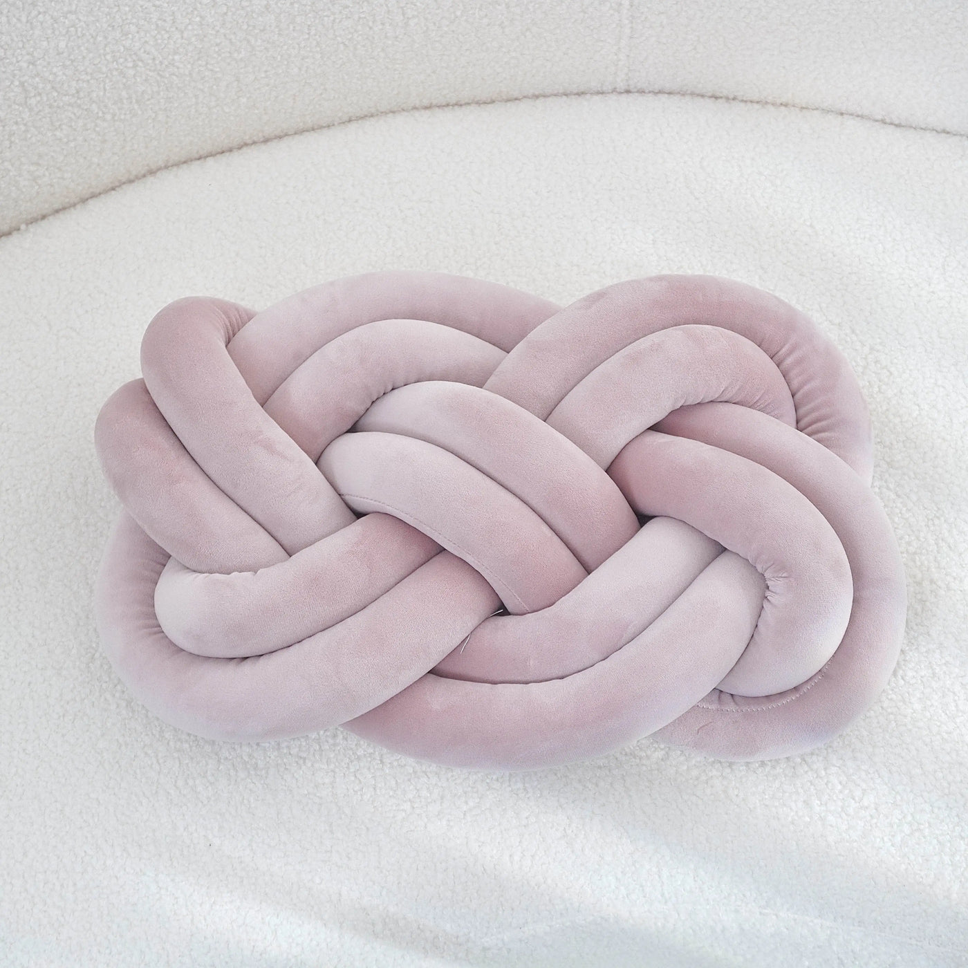 Dekokissen mit Knotenmuster | Geometrisches Design | Waschbar & Weich