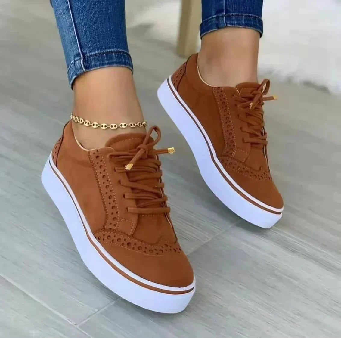 Monica | Damen Klassische Wander Schuhe | Reinschlüpfen