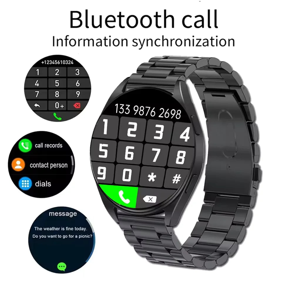 Smartwatch | Fitness- & Gesundheitsüberwachung | Anrufe & Benachrichtigungen | Wasserdicht