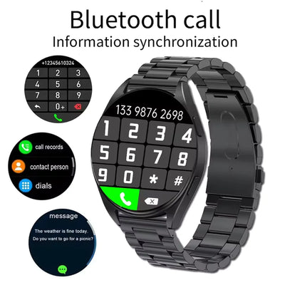 Smartwatch | Fitness- & Gesundheitsüberwachung | Anrufe & Benachrichtigungen | Wasserdicht