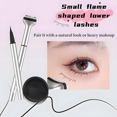 Make-up Stempel-Set | Präzises Augen-Make-up in Sekunden | Symmetrische Wimpernlinie | Natürliches Finish