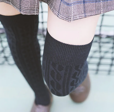 Damen Überknie Socken | Baumwollmix | Warm & Atmungsaktiv | Einheitsgröße | Für Herbst & Winter