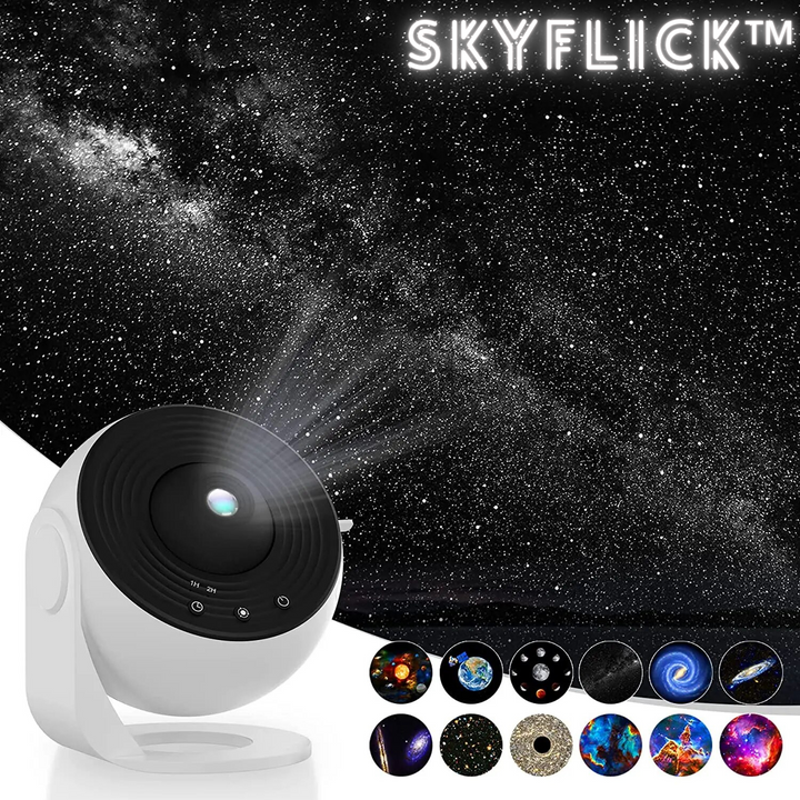 SkyFlick™ - Planetariums-Sternenhimmel-Projektor