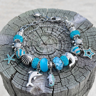 Delfin Armband | Verspieltes Schmuckstück | Maritimes Design | Verstellbare Länge