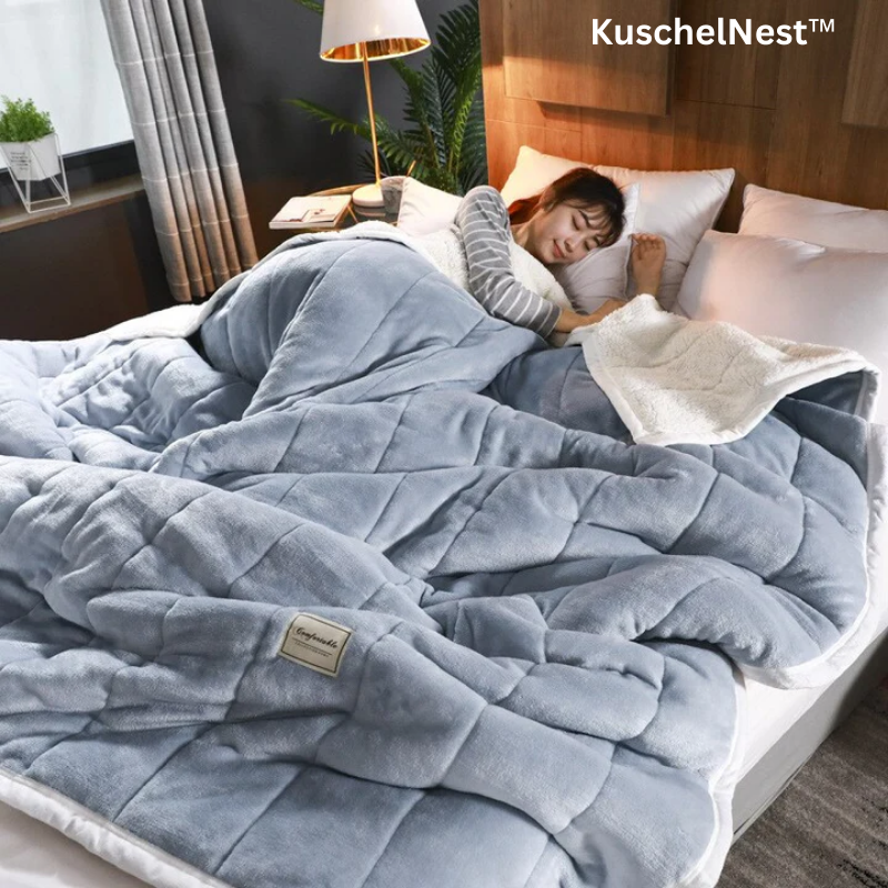 KuschelNest™ Erleben Sie wohlige Wärme und Komfort mit dieser luxuriösen Kuscheldecke