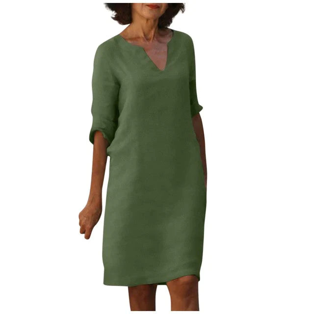 Masami™ | Elegant V-neck-Kleid