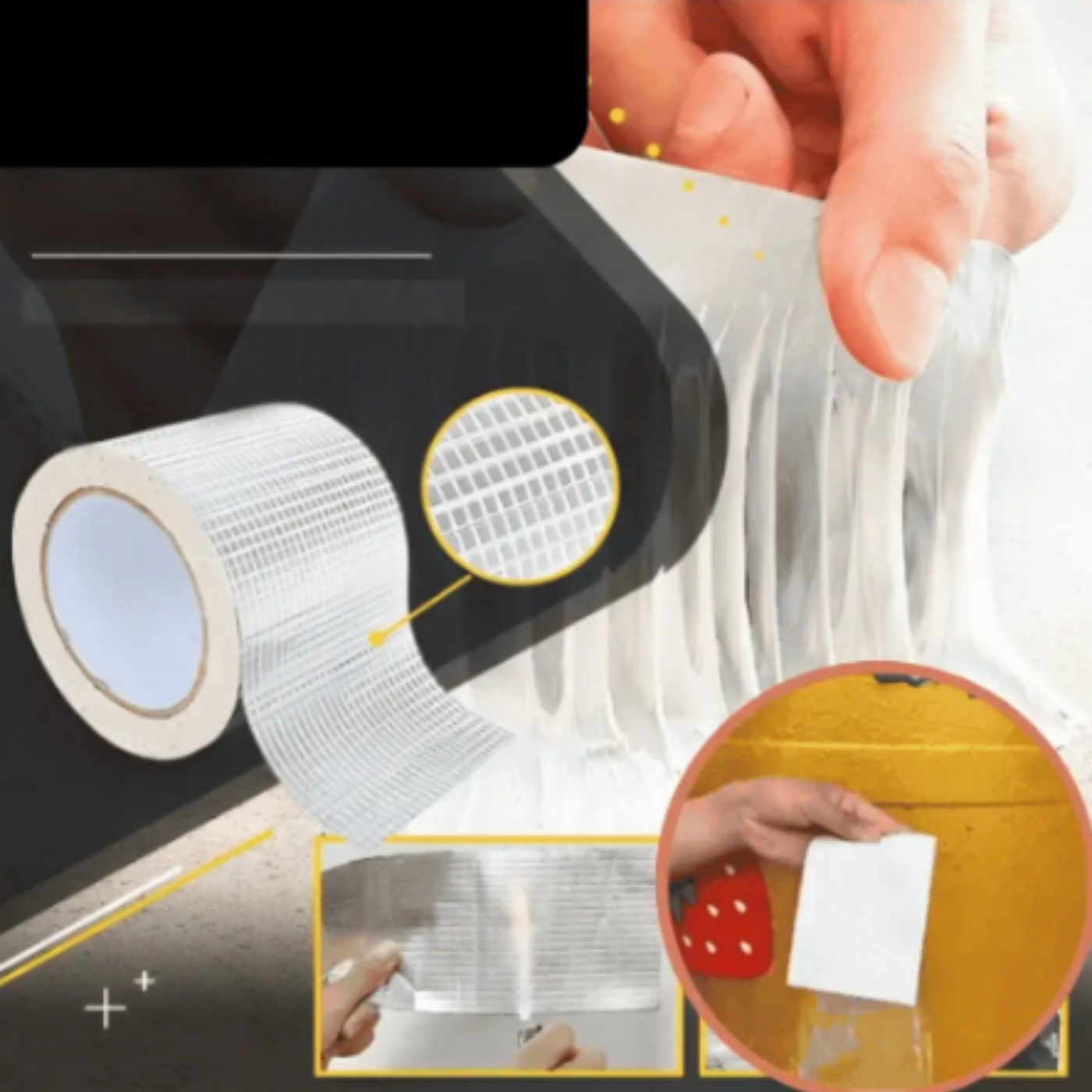 Wasserdichtes Reparatur Klebeband | Superstark & Hitzebeständig | Für Dach, Rohr & Fenster