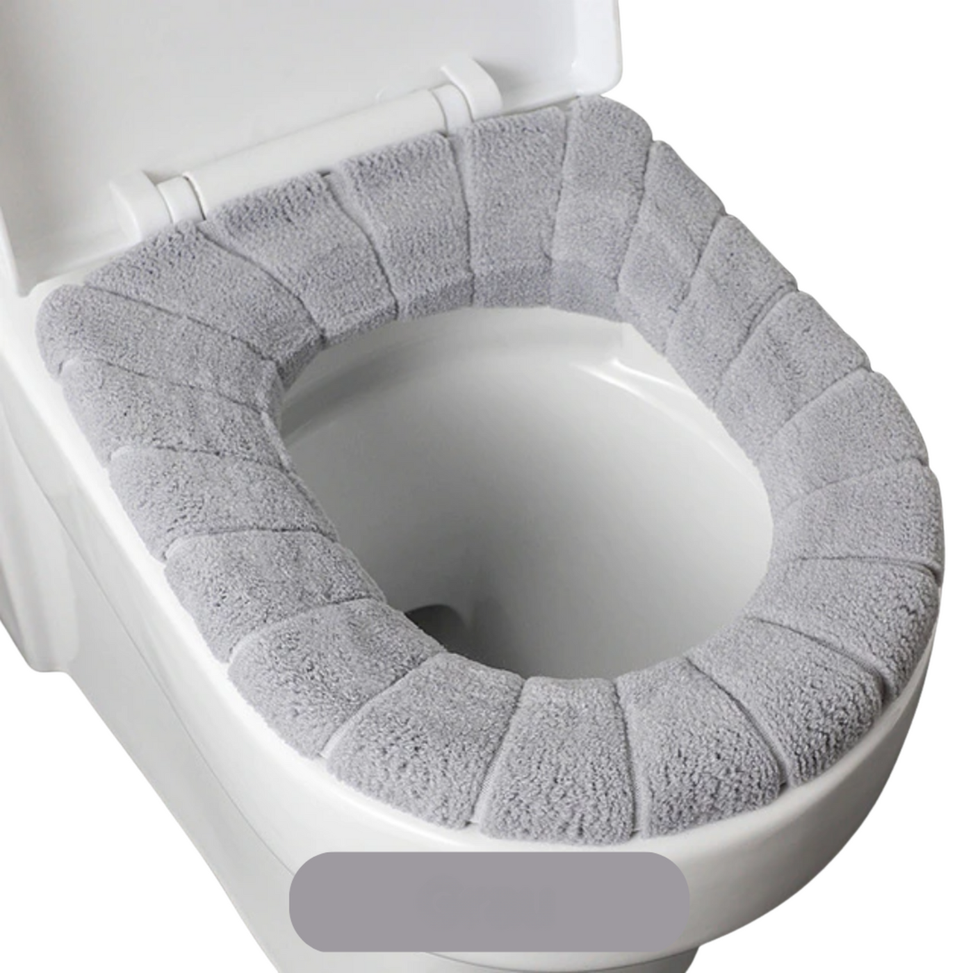 Toilettensitz Bezug | Warm & Waschbar | Samtig Weiches Polyester | Winter Komfort
