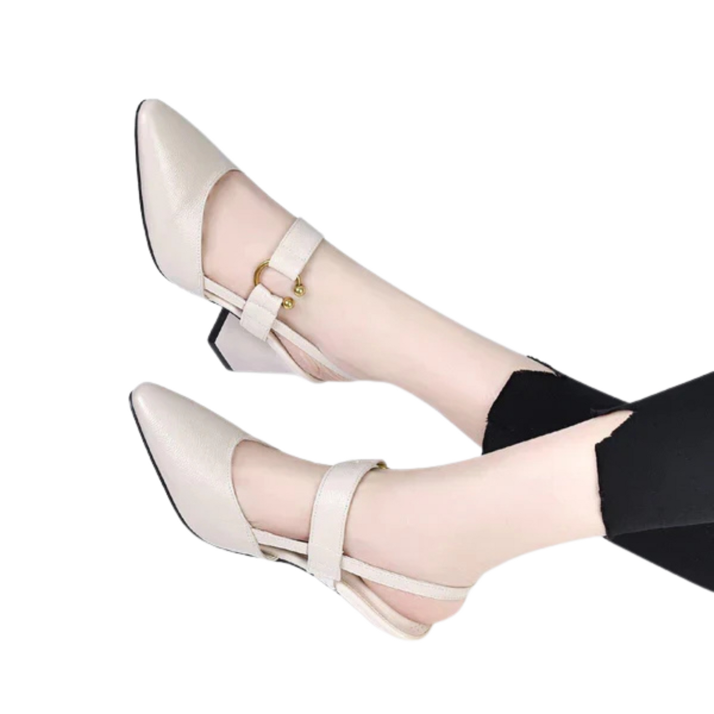 Damen Sandalen mit Absatz | Orthopädisches Design | Atmungsaktiv & Stabil mit Spitze