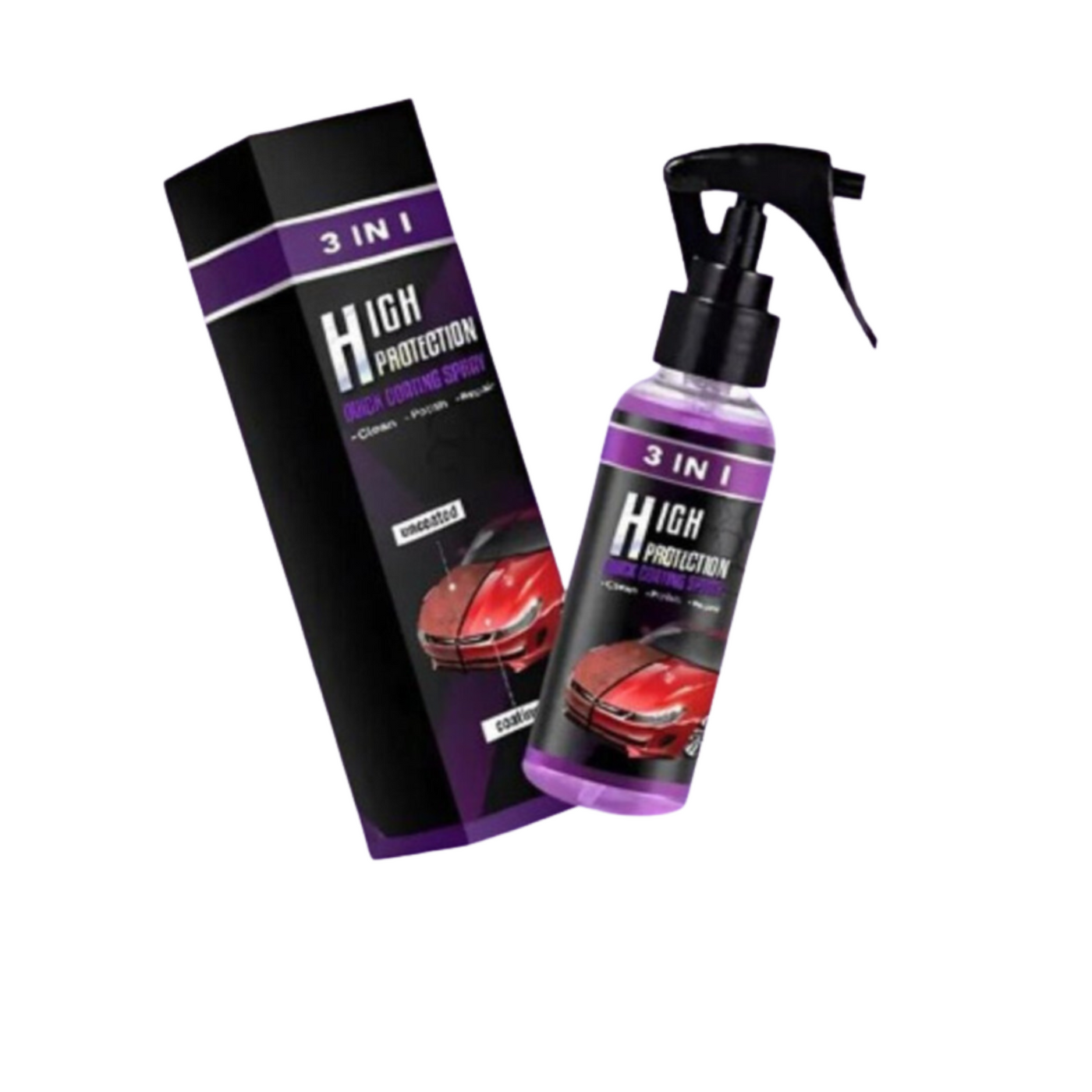 Keramik Auto Spray | Lackversiegelung & Kratzschutz | Hydrophob 100 ml