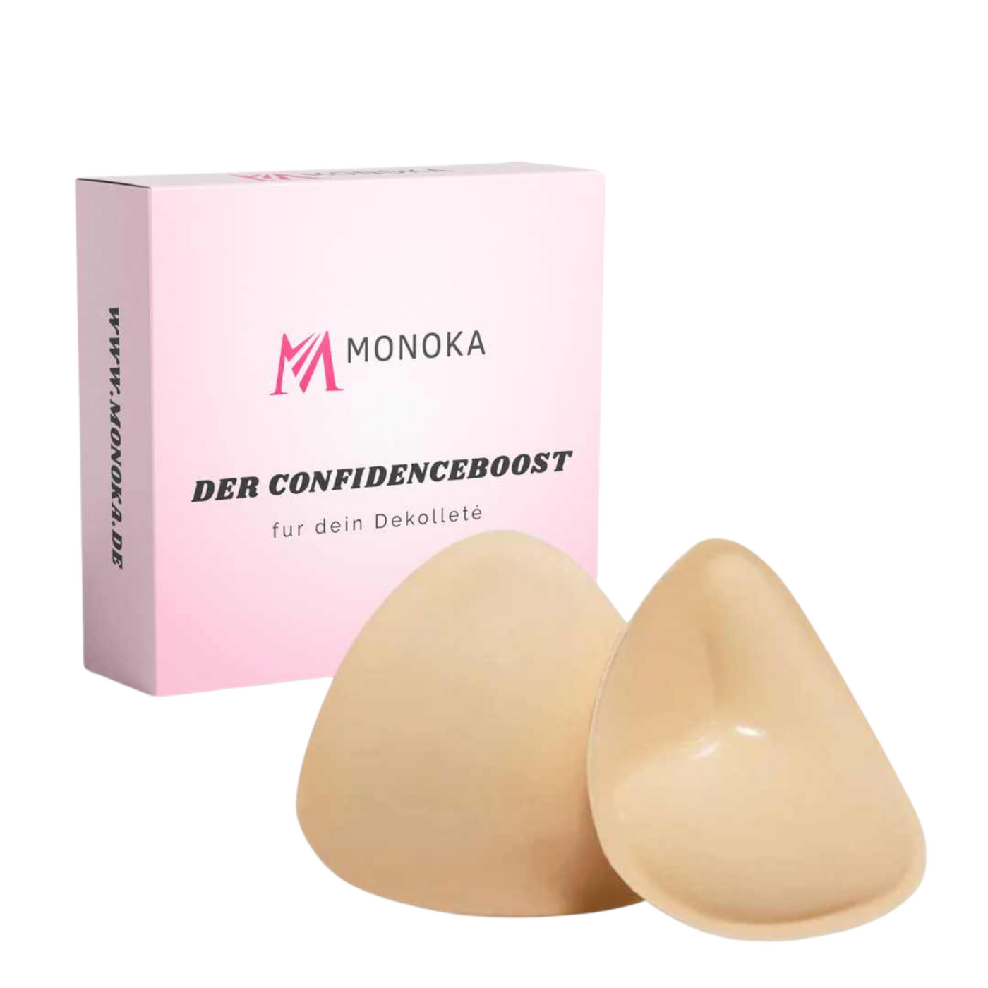 Damen Push-Up Einlagen | Unsichtbare BH Pads | 2 Körbchen größer | Wiederverwendbar & hautfreundlich