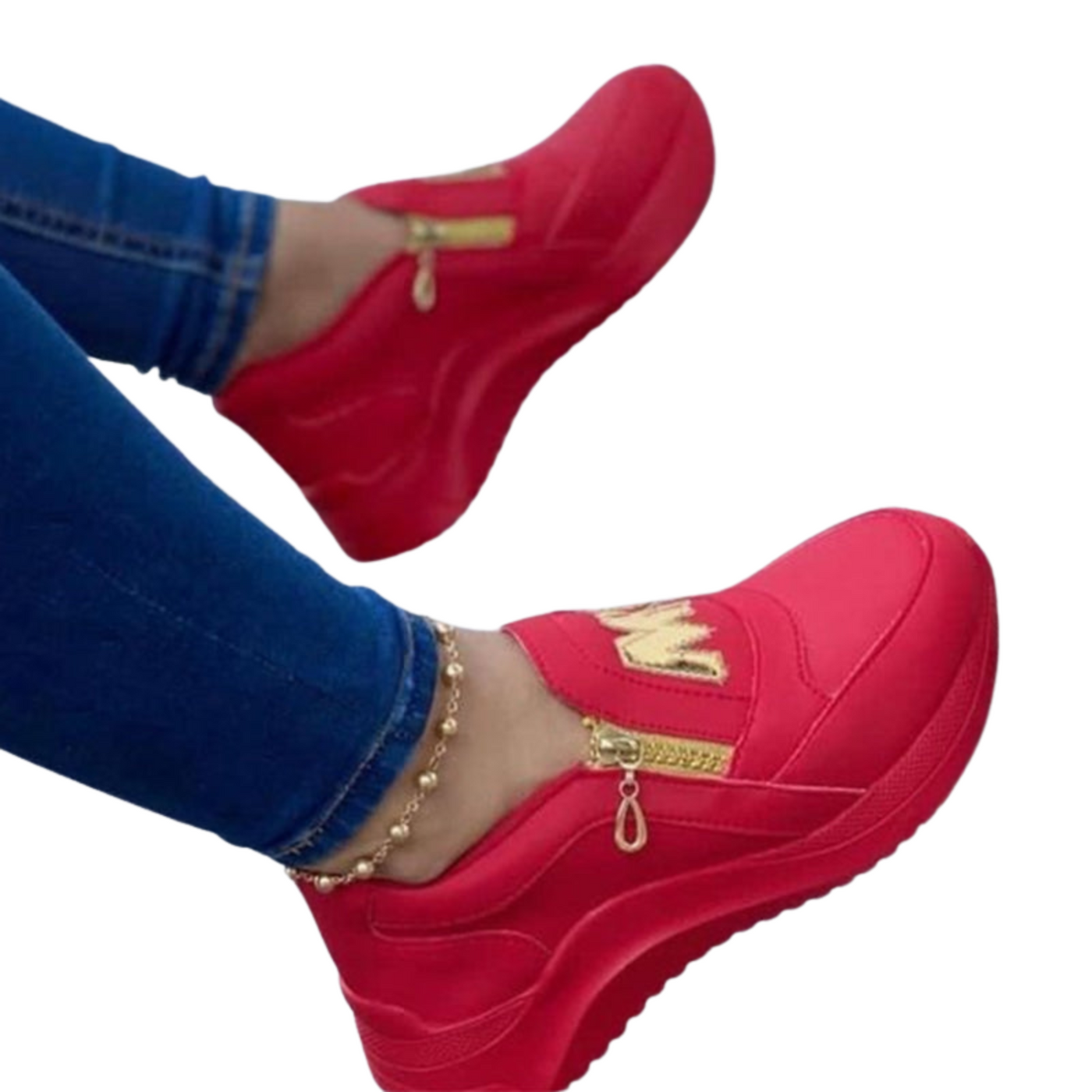 Damen Sneaker | Moderner Freizeit Schuh | Pflegeleichtes Obermaterial in Premium Kunstleder