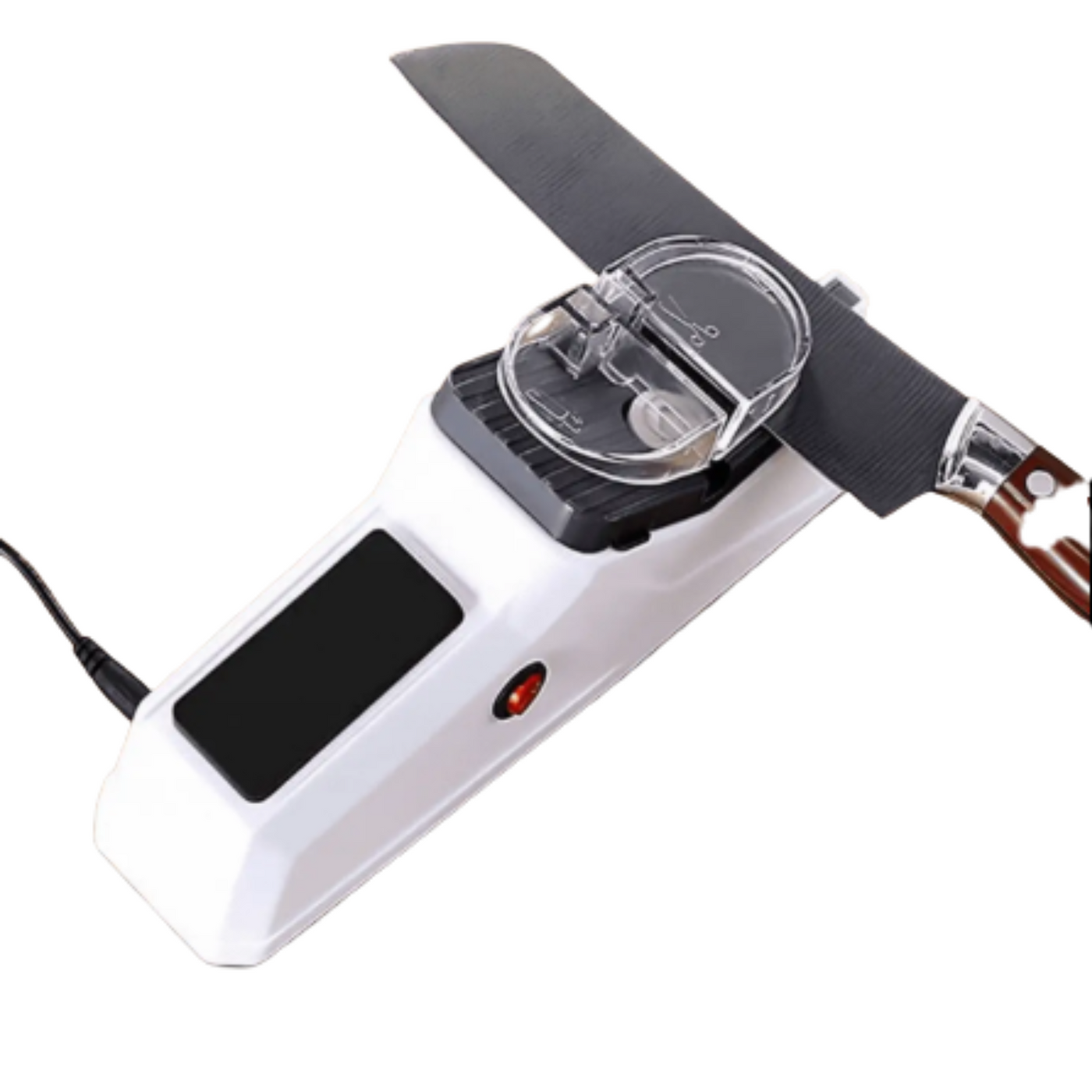Elektrischer Messerschärfer | Präzisions-Schleiftechnologie | Rutschfeste Basis | Für alle Messertypen