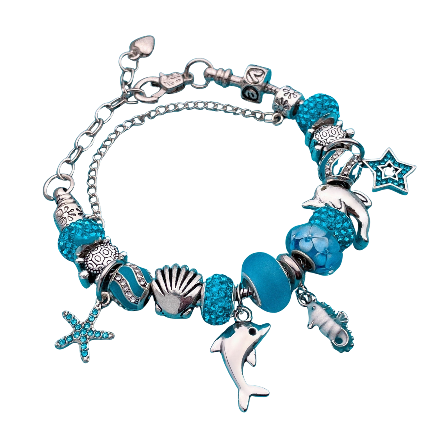 Delfin Armband | Verspieltes Schmuckstück | Maritimes Design | Verstellbare Länge